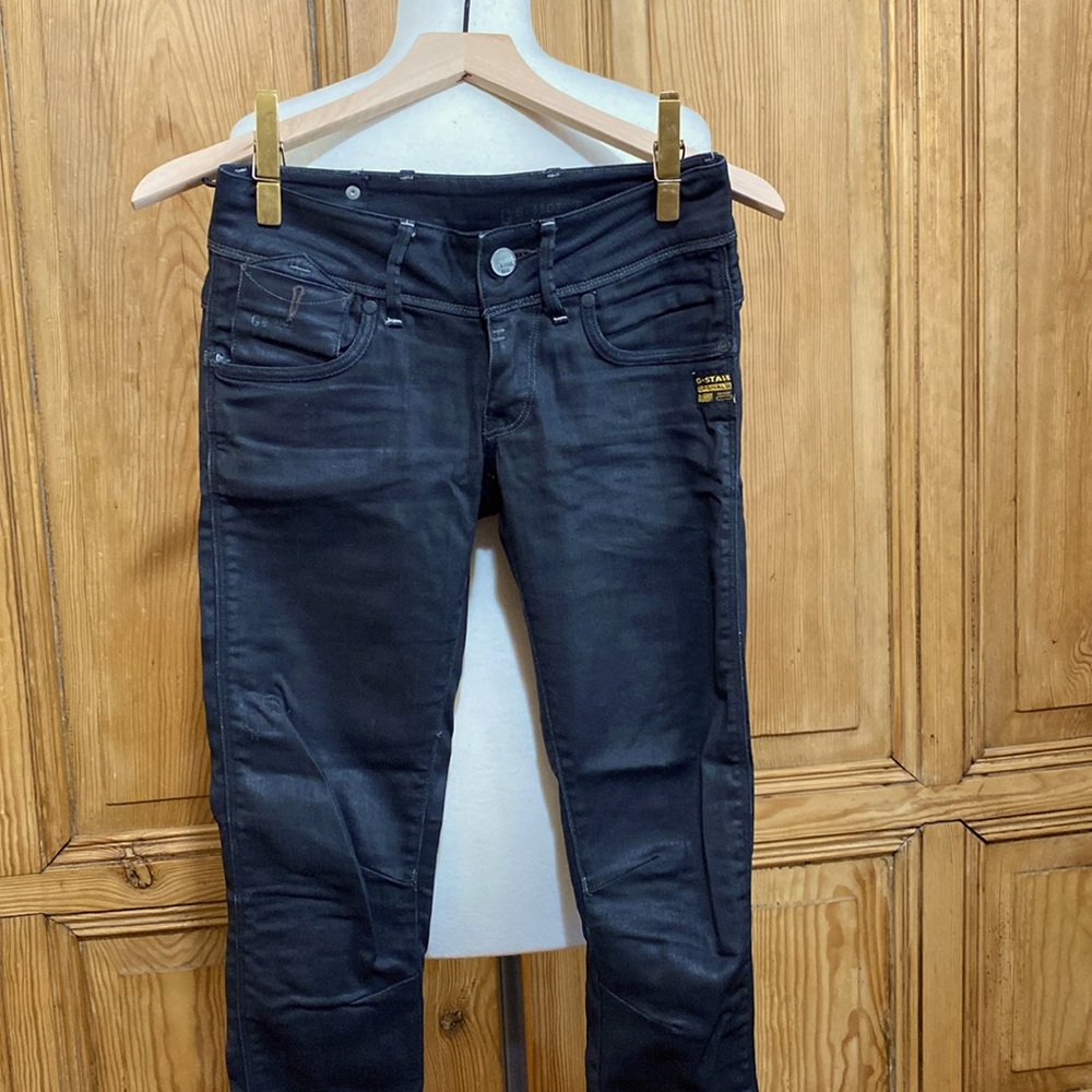 G-star Waxed denim jeans
